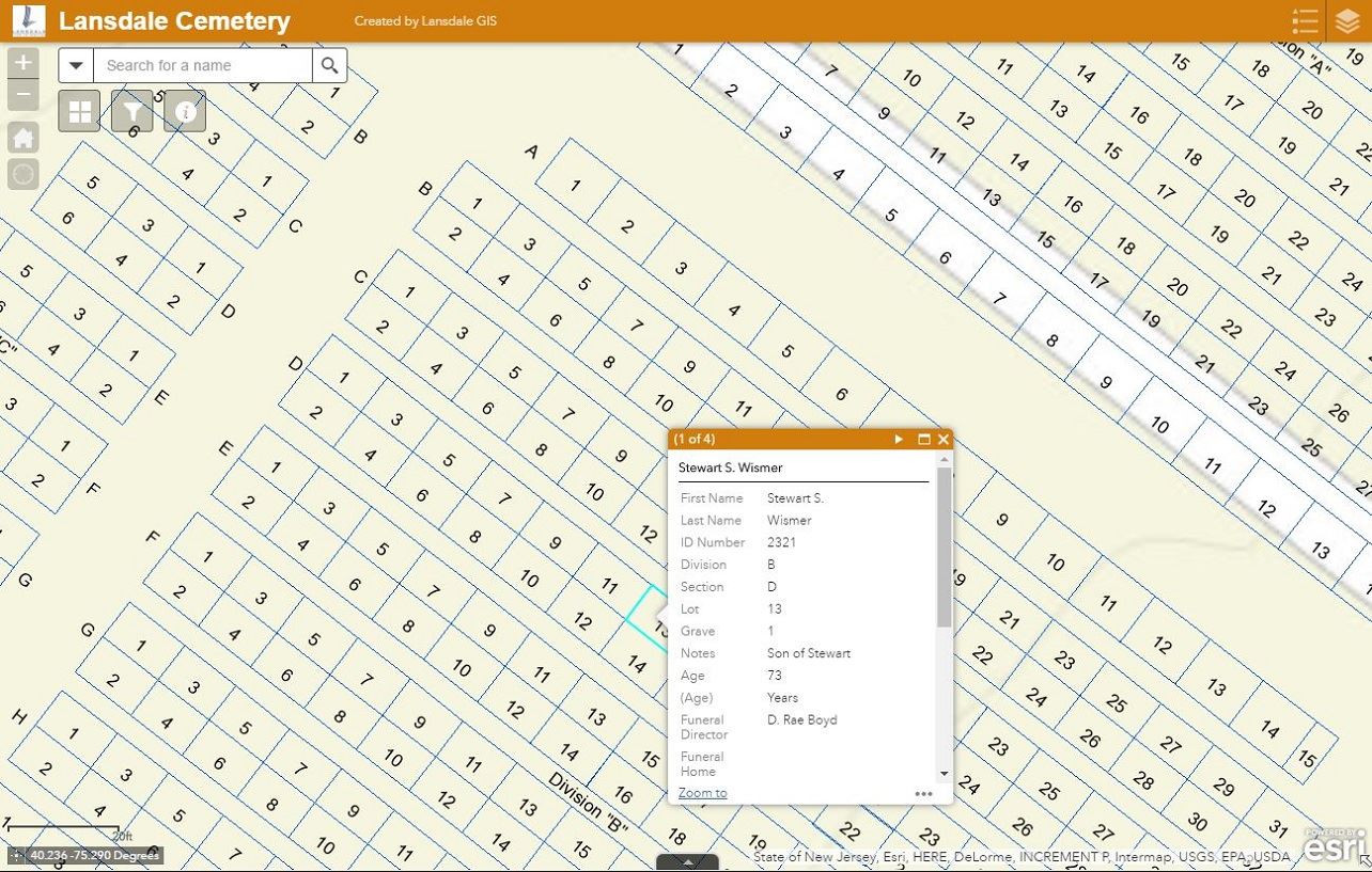 Lansdale Cemetery Opens in new window
